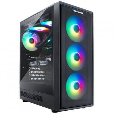 DEEPGAMING Coolbox Nostromo Ordinateur de Bureau Intel Core i9-11900F 64Go RAM DDR4 1To SSD NVMe Win 11 Noir