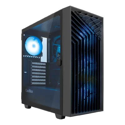COOLBOX  PC Gaming GA300 Grid Line Tower Noir - Neuf