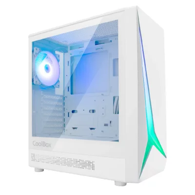 COOLBOX  PC Gaming GA450 Star Light Tower Blanc - Neuf