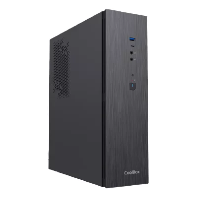 COOLBOX  PC micro ATX T370 Slim Profile bas (Slimline) Noir 500 W
