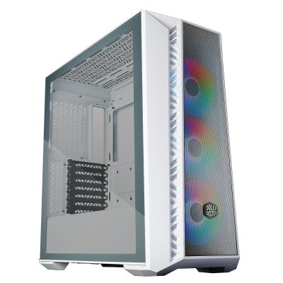 COOLER MASTER  MasterBox 520 Mesh Midi Tower Blanc