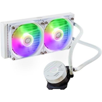 COOLER MASTER  MasterLiquid 240L Core ARGB WHITE, Watercooling