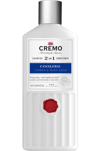 CREMO Cooling Shampooing Et Apr&egrave;s-Shampooing - Agrumes & Feuilles De Menthe
