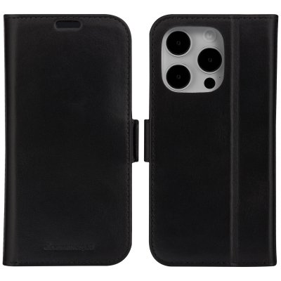 DBRAMANTE1928 Copenhagen - Etui &agrave; rabat pour t&eacute;l&eacute;phone portable - cuir pleine fleur - noir