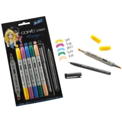 GRAPH IT Copic marqueur ciao 5+1 set, manga 1 cz22075556