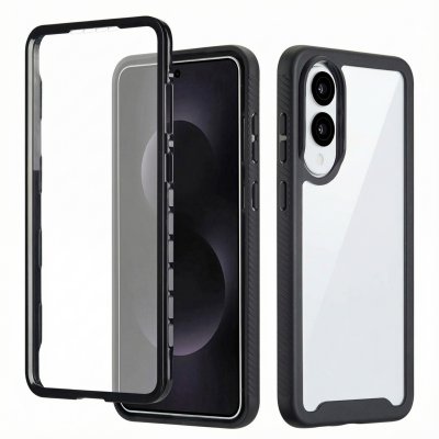 IMOSHION Coque 360&deg; Full Protective pour Samsung Galaxy S25 Edge - Noir