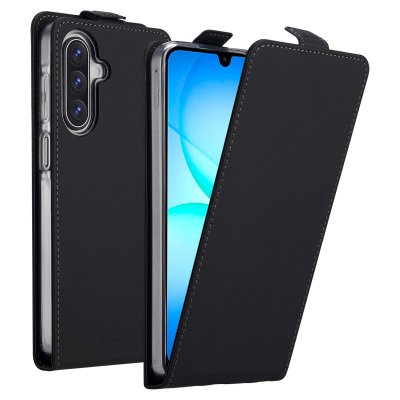 ACCEZZ Coque adapt&eacute; &agrave; Samsung Galaxy A17 (5G) -  &Eacute;tui &agrave; rabat - Noir