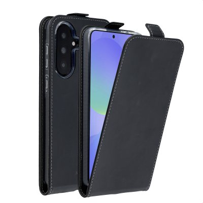 ACCEZZ Coque adapt&eacute; &agrave; Samsung Galaxy A57 (5G) -  &Eacute;tui &agrave; rabat - Noir