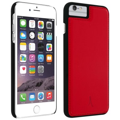 AKASHI Coque ALTCOQCUIRP 876 RD pour IPhone 6 Plus/6S Plus/7 Plus/8 Plus