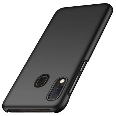 EF CONNECTION Coque - Anccer - Galaxy A20E - Ultra Mince - Protection Chocs - Noir