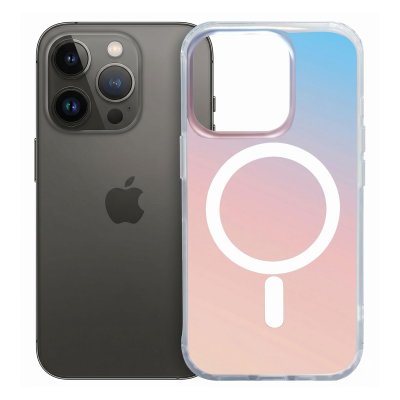 3MK Coque Antichoc iPhone 14 Pro Max MagSafe Multicolore