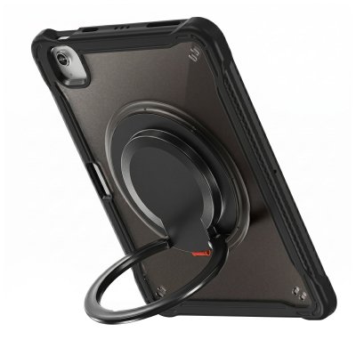 AVIZAR Coque Antichoc Pour Ipad Air 11 M4 2026 Avec Poign&eacute;e Support Noir / Transparent