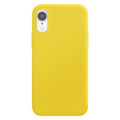 MOXIE Coque Antichoc Premium pour iPhone XR Collection ColorSkin en TPU Jaune