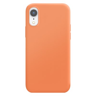 MOXIE Coque Antichoc Premium pour iPhone XR Collection ColorSkin en TPU Orange