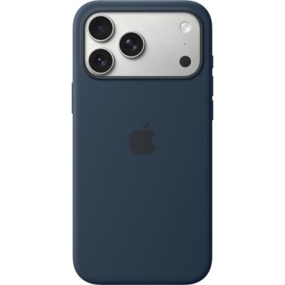 APPLE Coque  en silicone avec MagSafe minuit pour iPhone 17 Pro Max