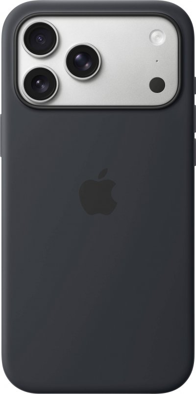 APPLE Coque  en silicone avec MagSafe noir pour iPhone 17 Pro Max
