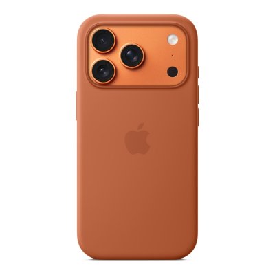 APPLE Coque  en silicone avec MagSafe terracotta pour iPhone 17 Pro