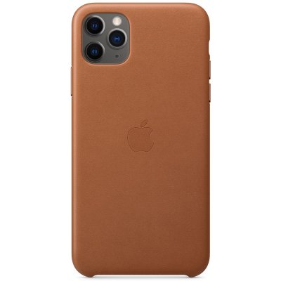 APPLE Coque  iPhone 11 Pro Max Cuir Marron