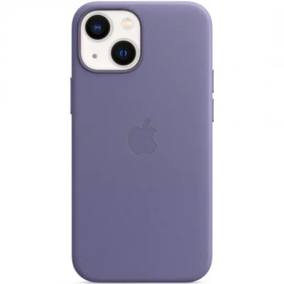 APPLE Coque  iPhone 13 mini Cuir violet MagSafe 