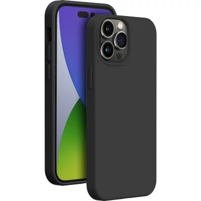 BIGBEN Coque Apple iPhone 14 Plus Silicone SoftTouch Noire  - Neuf