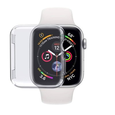 AVIZAR Coque Apple Watch 40mm Protection Ecran Silicone Anti-Rayures - Transparent