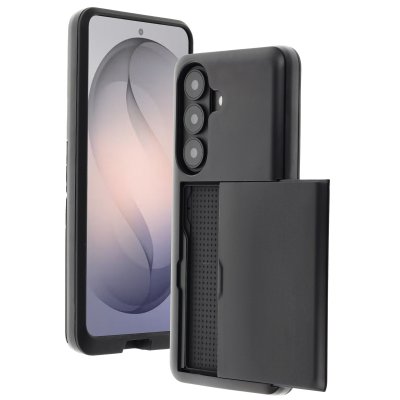 IMOSHION Coque arri&egrave;re avec porte-cartes pour Samsung Galaxy S26 - Noir