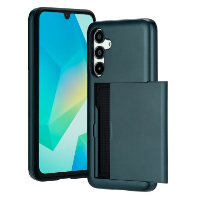 IMOSHION Coque arri&egrave;re avec porte-cartes Samsung Galaxy A16 Bleu fonc&eacute; 