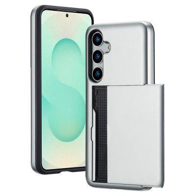 IMOSHION Coque arri&egrave;re avec porte-cartes Samsung Galaxy S25 Plus Gris 