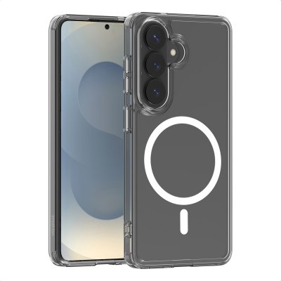 IMOSHION Coque arri&egrave;re de protection avec MagSafe pour Samsung Galaxy S26 - Transparent