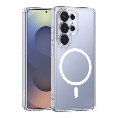 IMOSHION Coque arri&egrave;re de protection avec MagSafe pour Samsung Galaxy S26 Ultra - Transparent