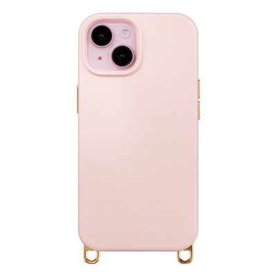 SELENCIA Coque arri&egrave;re iPhone 15 - MagSafe Crochets Amovibles - Sorbet Pink