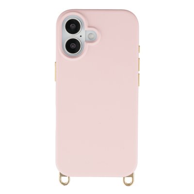 SELENCIA Coque arri&egrave;re iPhone 16 Rivi&egrave;ra MagSafe Crochets Amovibles Sorbet Pink