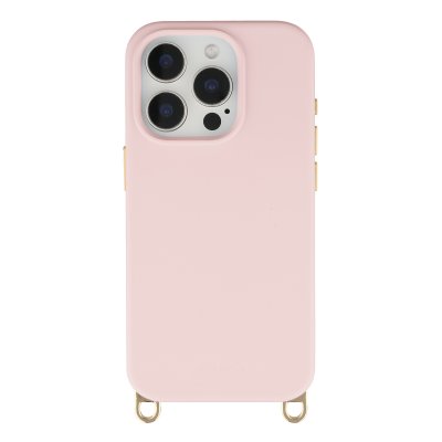 SELENCIA Coque arri&egrave;re MagSafe avec crochets amovibles Rivi&egrave;ra pour iPhone 15 Pro Sorbet Pink