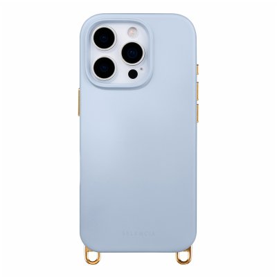 SELENCIA Coque arri&egrave;re MagSafe avec crochets amovibles Rivi&egrave;ra pour iPhone 16 Pro Powder Blue