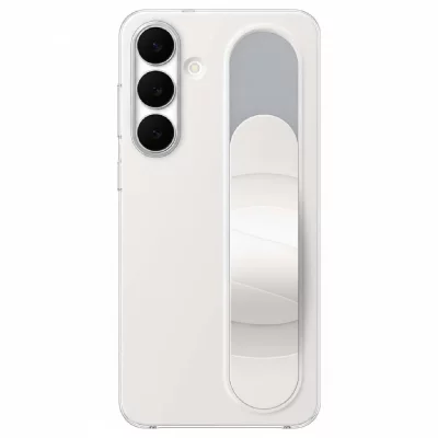 SAMSUNG Coque arri&egrave;re originale Standing Grip  Galaxy S25 FE - Blanc