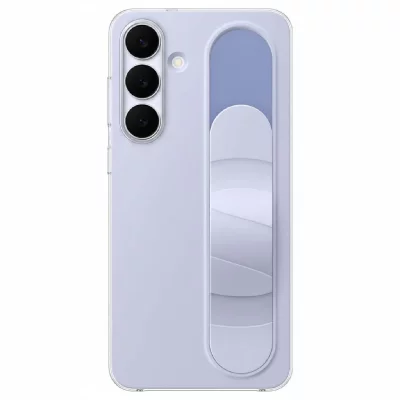SAMSUNG Coque arri&egrave;re originale Standing Grip  Galaxy S25 FE - Light Blue