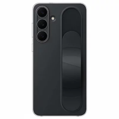 SAMSUNG Coque arri&egrave;re originale Standing Grip  Galaxy S25 FE - Noir