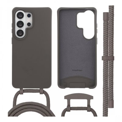 IMOSHION Coque arri&egrave;re Samsung Galaxy S26 Ultra Color MagSafe Cordon amovible Marron