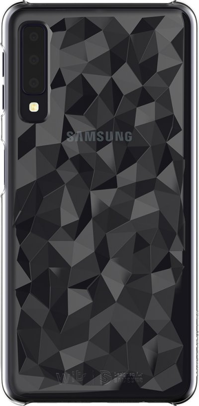 SAMSUNG Coque arri&egrave;re transparente effet prisme G J6+