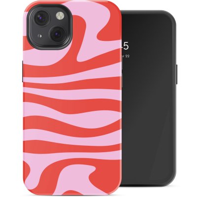SELENCIA Coque arri&egrave;re Vivid avec MagSafe pour iPhone 13 - Dream Swirl Pink