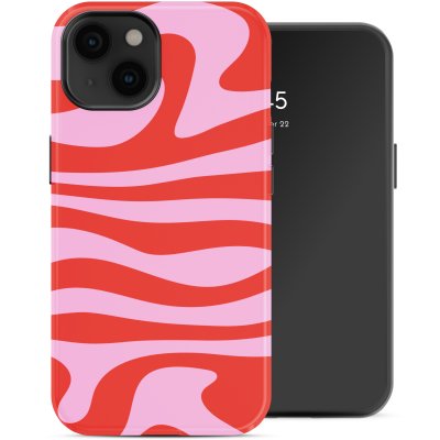SELENCIA Coque arri&egrave;re Vivid avec MagSafe pour iPhone 14 - Dream Swirl Pink