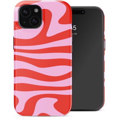 SELENCIA Coque arri&egrave;re Vivid avec MagSafe pour iPhone 15 - Dream Swirl Pink