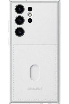 SAMSUNG Coque avec cadran renforc&eacute; pour  Galaxy S23 Ultra 5G Blanc