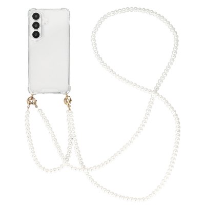 IMOSHION Coque avec cordons de t&eacute;l&eacute;phone pour Samsung Galaxy S26 Plus - Perles