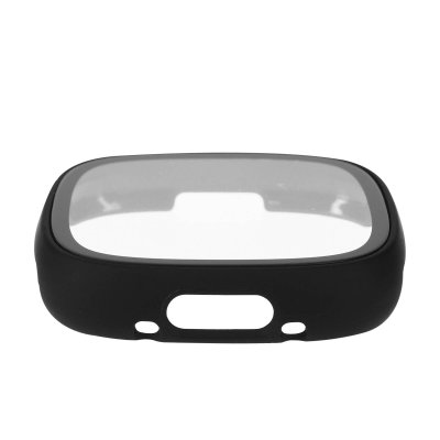 AVIZAR Coque Avec Verre Tremp&eacute; Pour Fitbit Versa 4 Et Fitbit Sense 2 Noir
