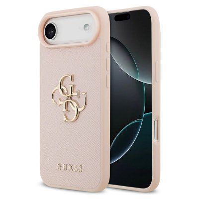 GUESS Coque Big 4G Logo  pour Apple iPhone Air, Rose - Neuf