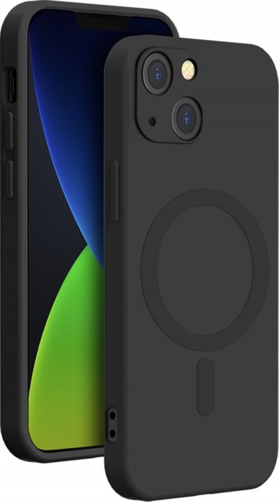 BIGBEN CONNECTED Coque  iPhone 14 Plus MagSafe silicone noir