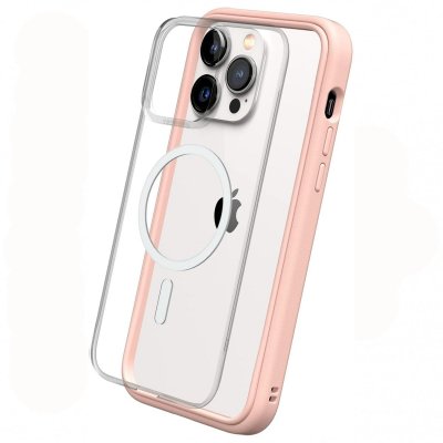 RHINOSHIELD Coque bumper  IPhone 14 Pro Mod NX Rose MagSafe