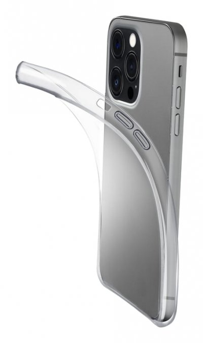 CELLULARLINE Coque -  - Fine - iPhone 14 Pro - Caoutchouc souple - Ultra fine - Transparent