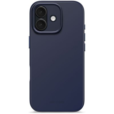 DECODED Coque Compatible MagSafe pour iPhone 17 en Silicone Antimicrobienne Bleu marine